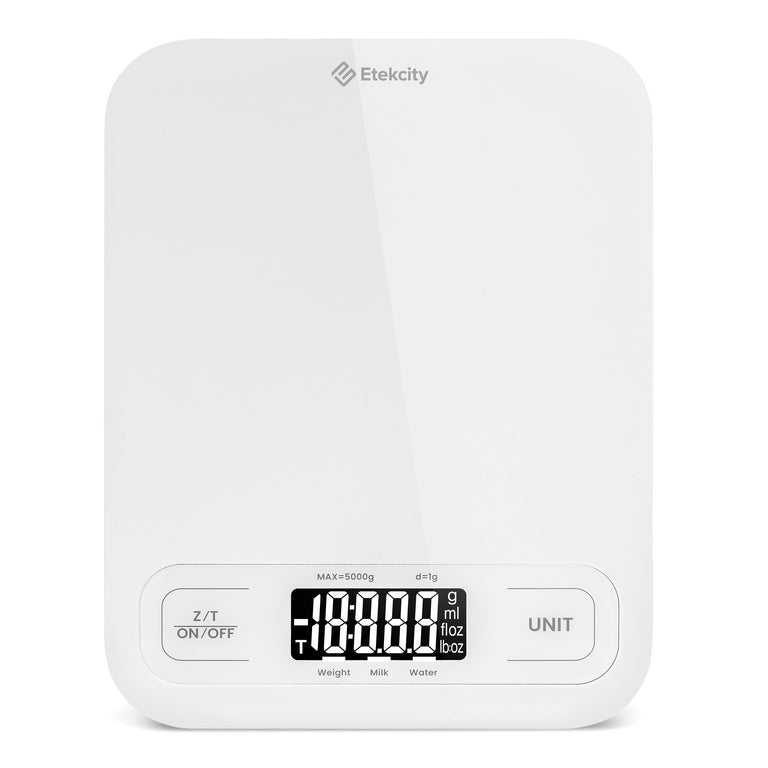 EKS-C302 Digital Kitchen Scale - Etekcity Digital Kitchen Scale in white