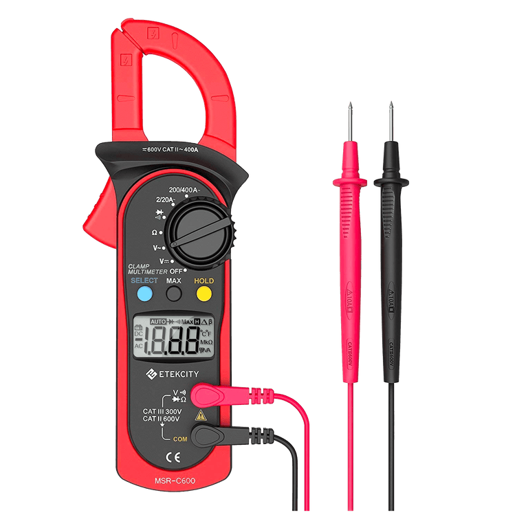 MSR-C600 Digital Multimeter - Etekcity Digital Clamp Multimeter