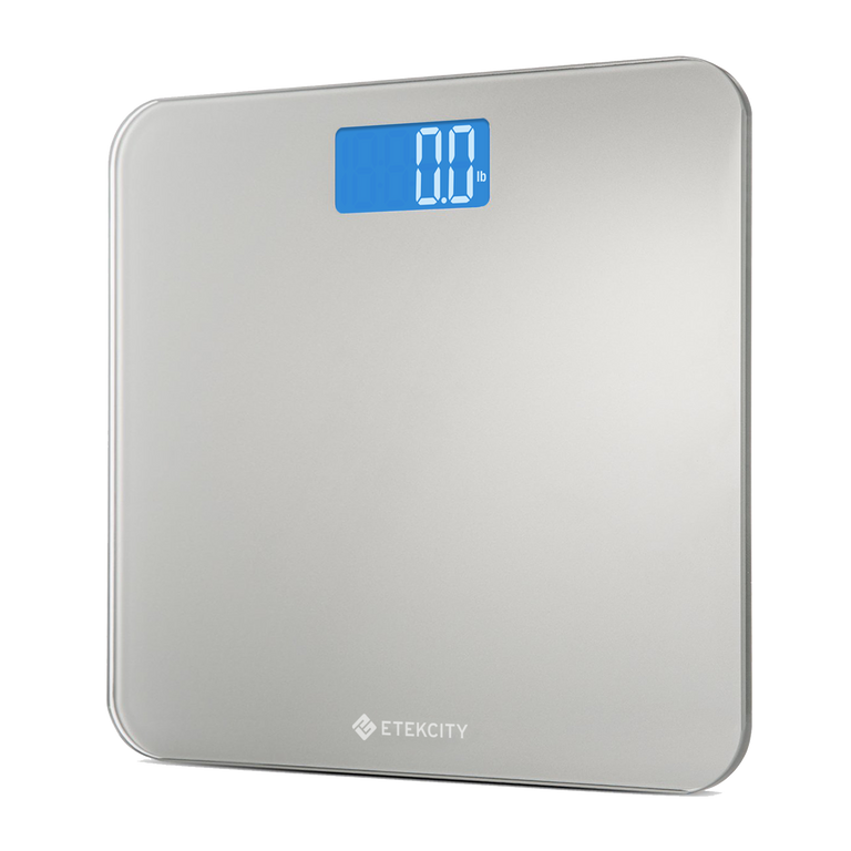 EB4887S Digital Body Weight Scale - Angled view of Etekcity Digital Body Weight Scale