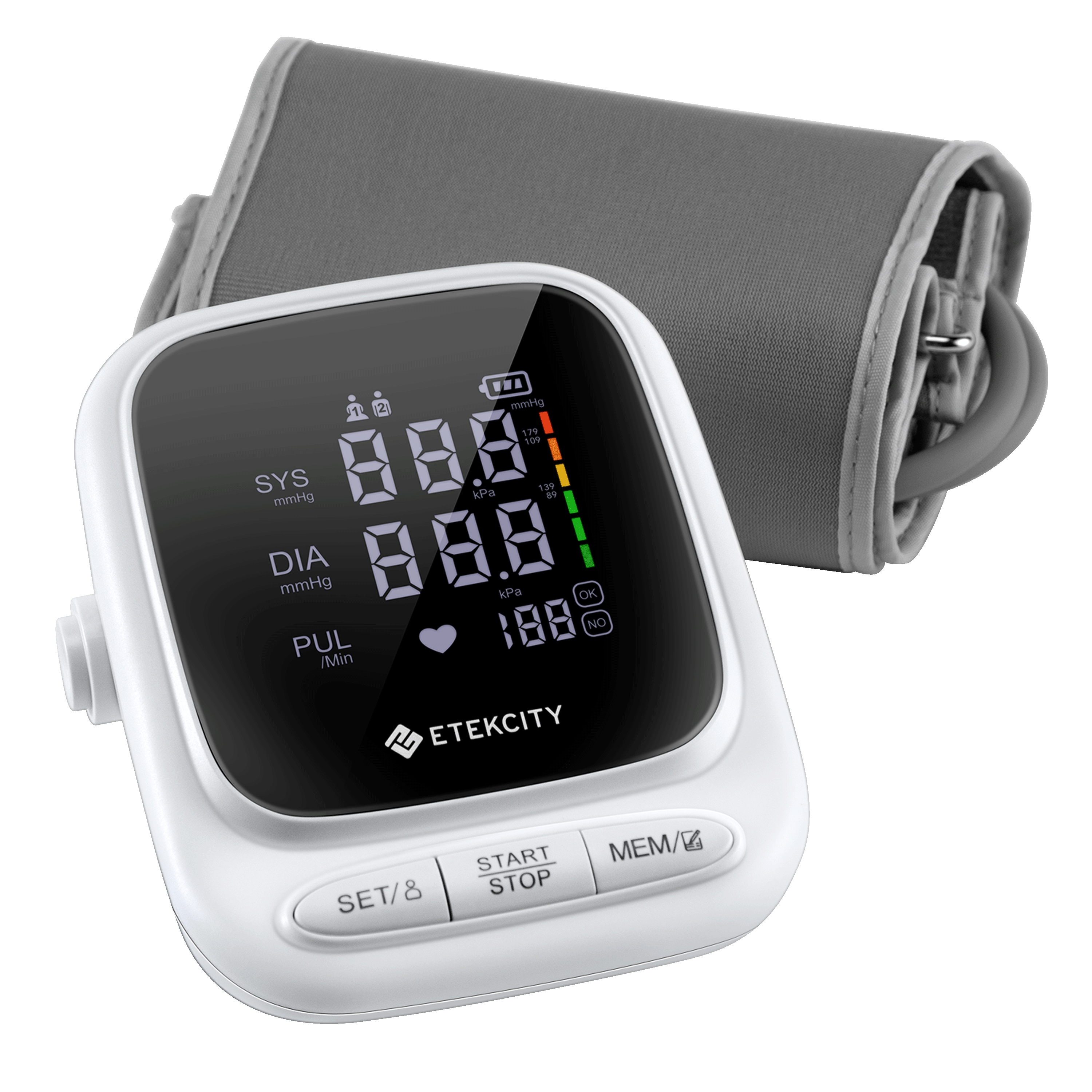  Etekcity Blood Pressure Monitors for Home Use Cuff, Bluetooth  Machine, FSA HSA Approved Products, Adjustable Cuff Large Upper Arm  Friendly, Smart Unlimited Memories in App, Dual Power Sources : Health 