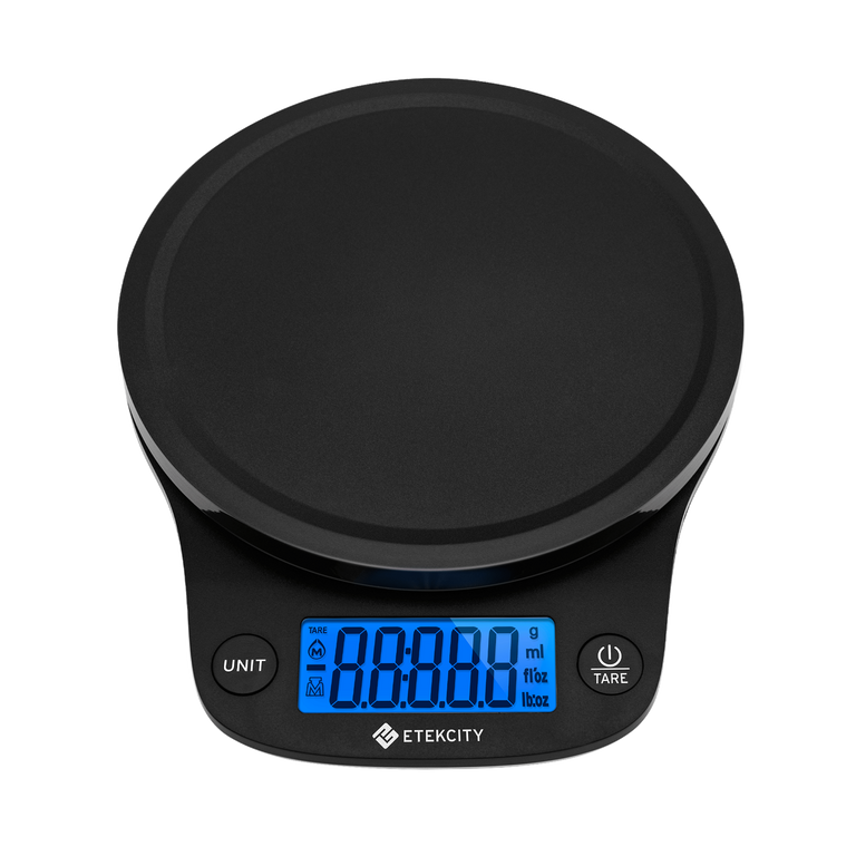 EK9000 Digital Kitchen Scale - Etekcity Digital Kitchen Scale in Black