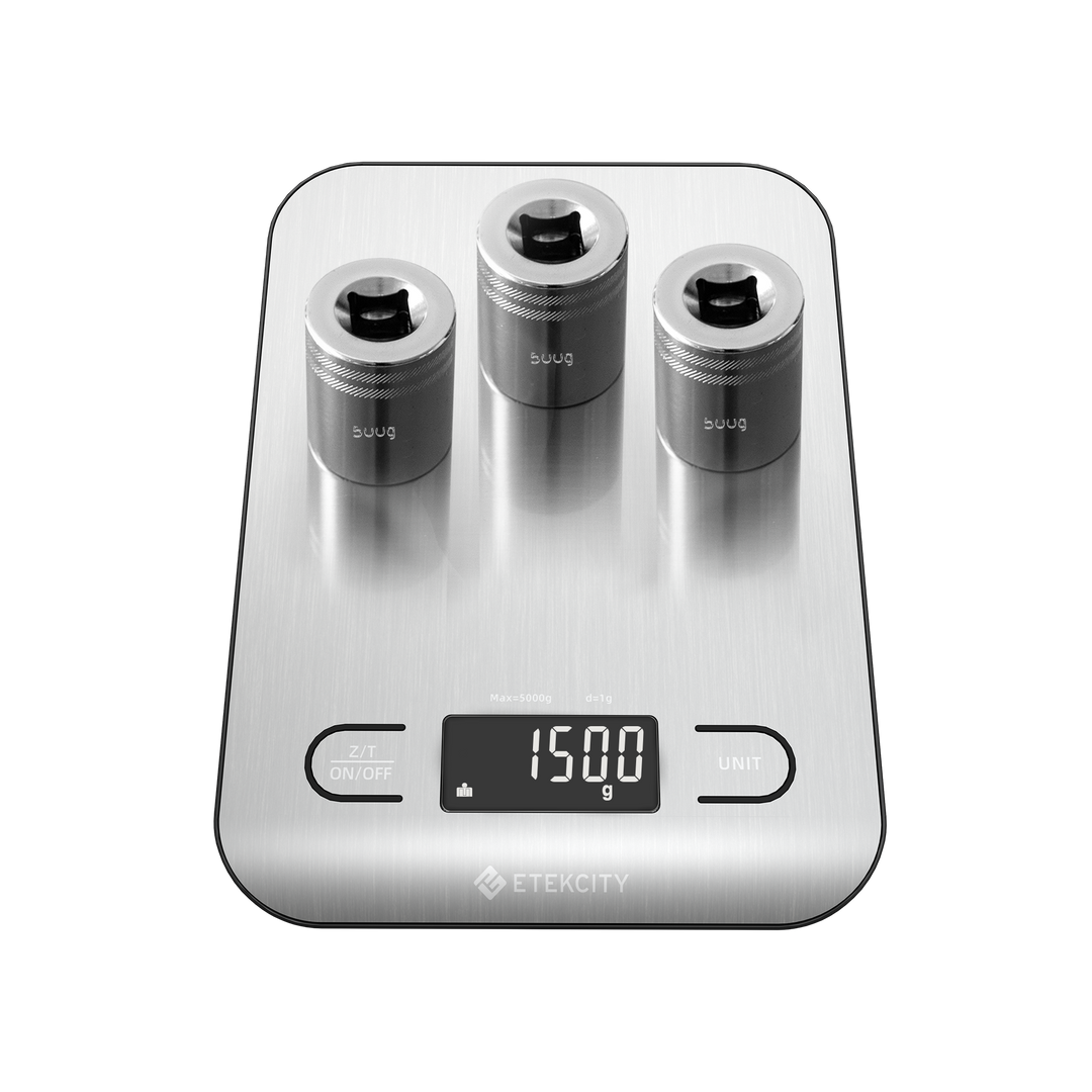 Etekcity Choice Smart Nutrition Scale measuring ratchet sockets