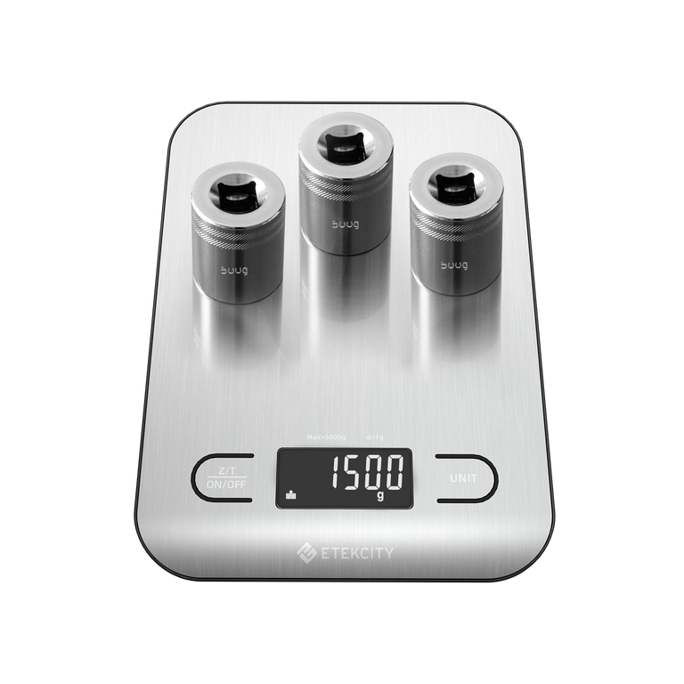 Etekcity Choice Smart Nutrition Scale measuring ratchet sockets