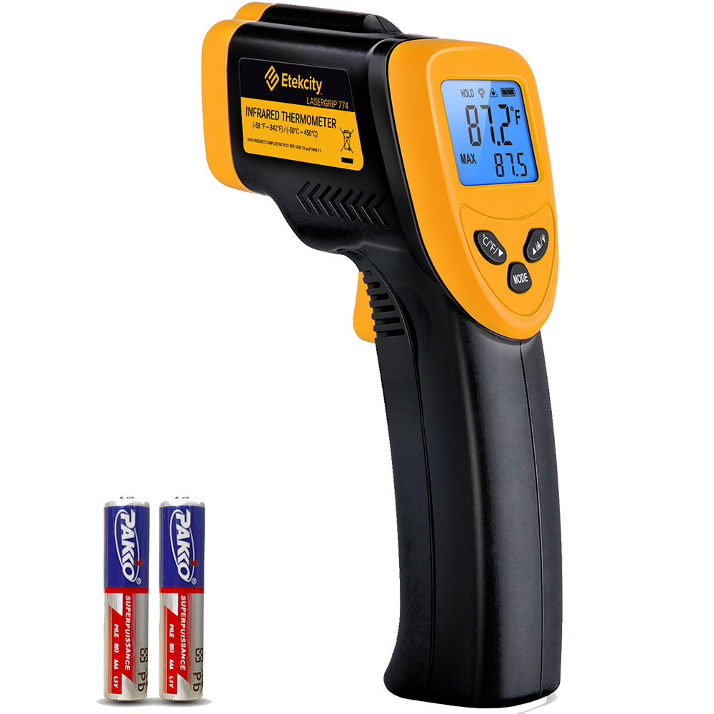 Etekcity Infrared Thermometer with 2 AAA batteries