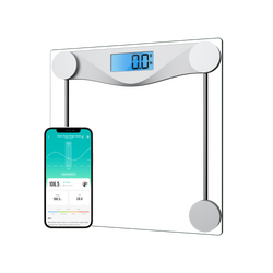 ESB4074C Smart Body Weight Scale - Etekcity Smart Body Weight Scale with VeSync app on smartphone 