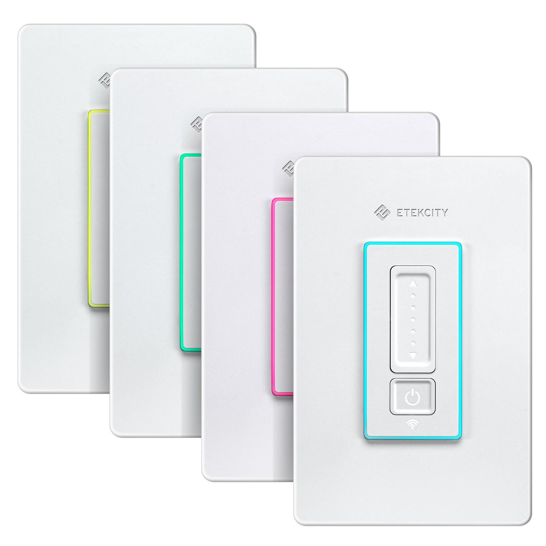 4 Etekcity Smart Wi-Fi Dimmer Switches