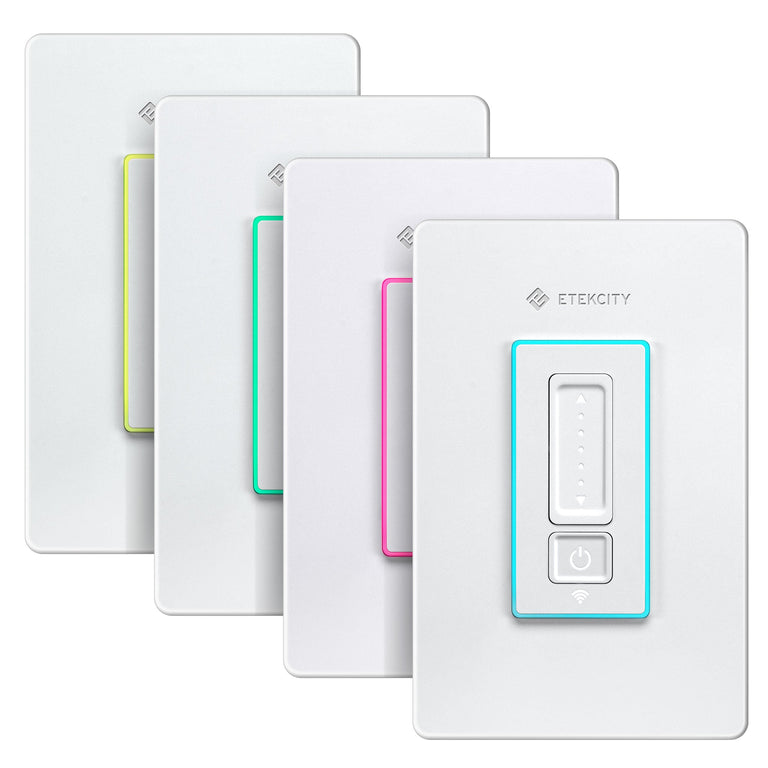 4 Etekcity Smart Wi-Fi Dimmer Switches