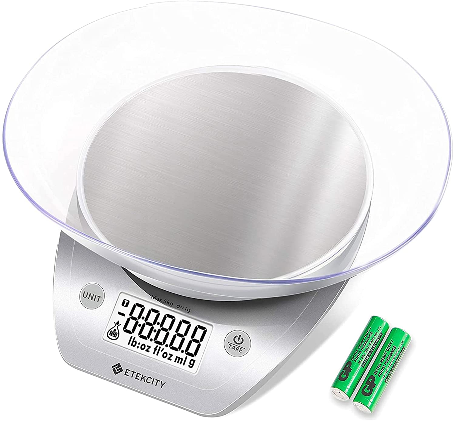 Etekcity Food Scale with Bowl and Black Meat Thermometer