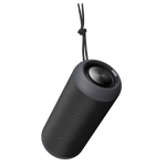 Etekcity VivaSound™ Portable Bluetooth® Speaker hanging from a keychain 