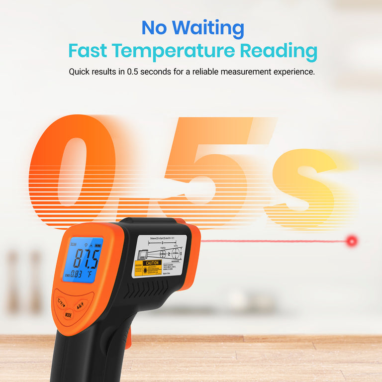 Lasergrip 774 Upgrade Infrared Thermometer - Orange