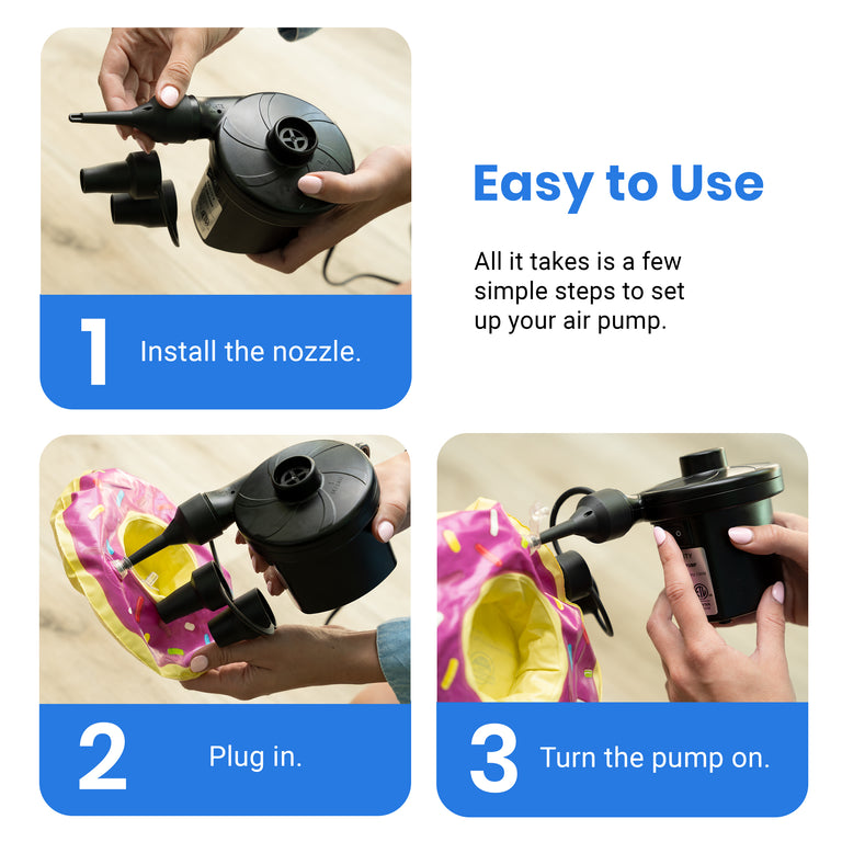 Air Pump Quick-Fill Perfect Inflator/Deflator Pump