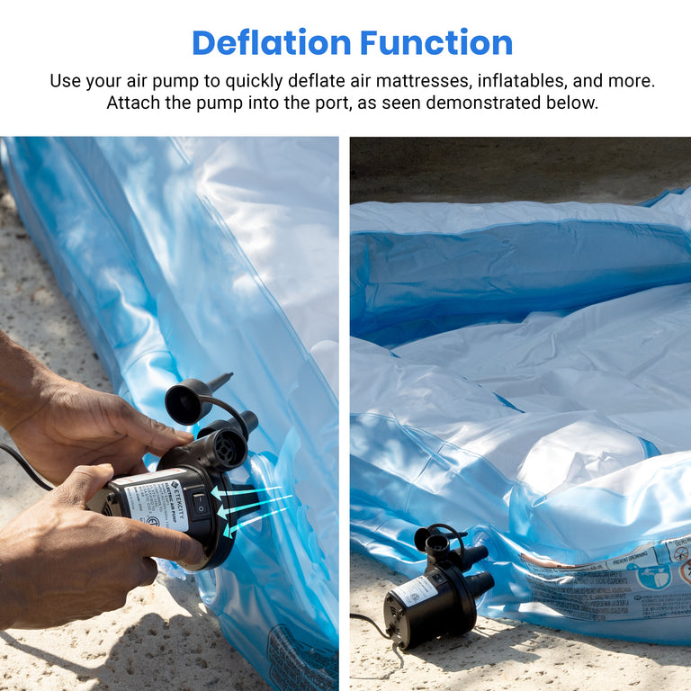 Air Pump Quick-Fill Perfect Inflator/Deflator Pump