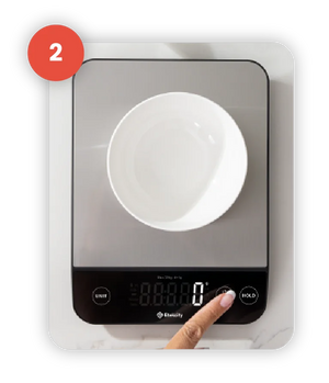 Eternal Slim Electronic Digital Kitchen Scale: 11lb Capacity