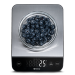 Etekcity Luminary™ Kitchen Scale with bowl of blueberries on top 