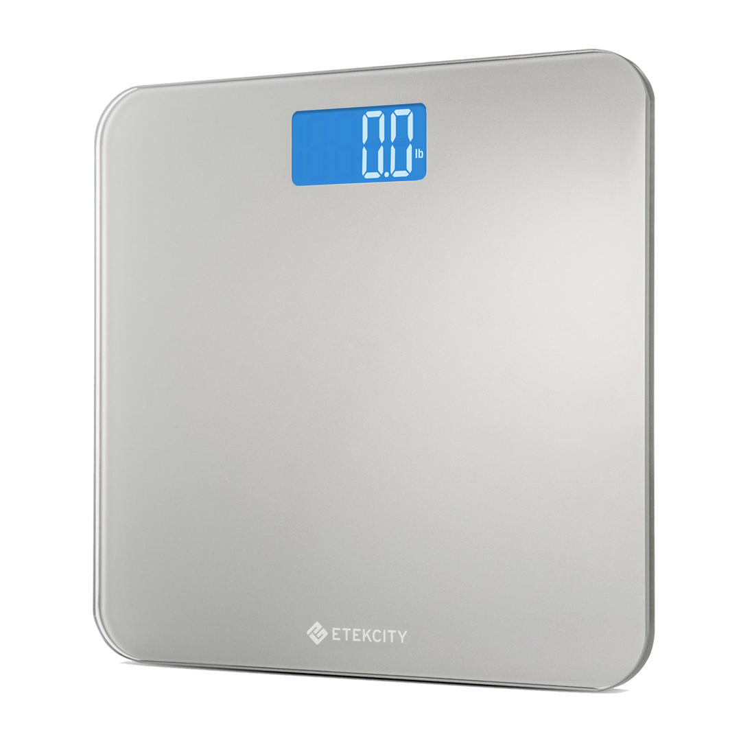 Angled view of Etekcity Digital Body Weight Scale 
