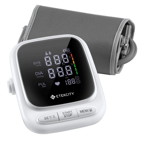 Etekcity Blood pressure monitor Error codes E1, E2, E3