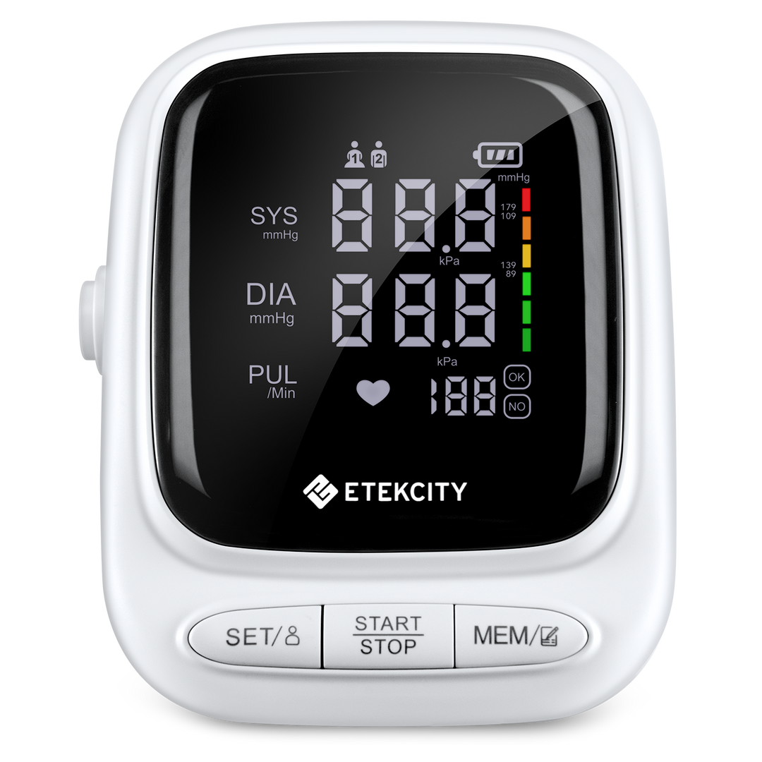 Etekcity Blood Pressure Monitors for Home use, Machine and Cuff, FSA HSA  Approved Products, Rechargeable BPM with LED Display and 180 Memory, Large