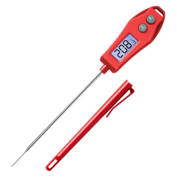 EMT-100 Digital Meat Thermometer - Etekcity Digital Meat Thermometer in red