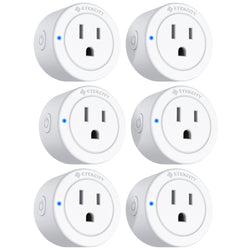 Voltson Mini Smart WiFi Outlet Plug (10A) - 6 pack of Etekcity Voltson Mini Smart Wi-Fi Outlet Plug 