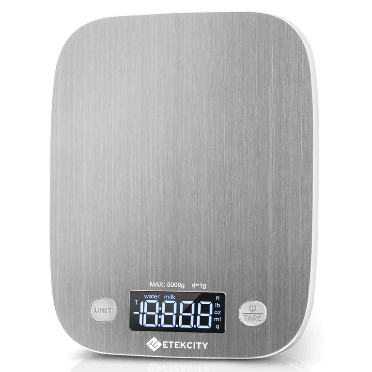  Etekcity Food Kitchen Scale with Bowl, Digital Weight
