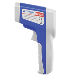 Lasergrip 1022D Infrared Thermometer - Side view of Etekcity Infrared Thermometer 